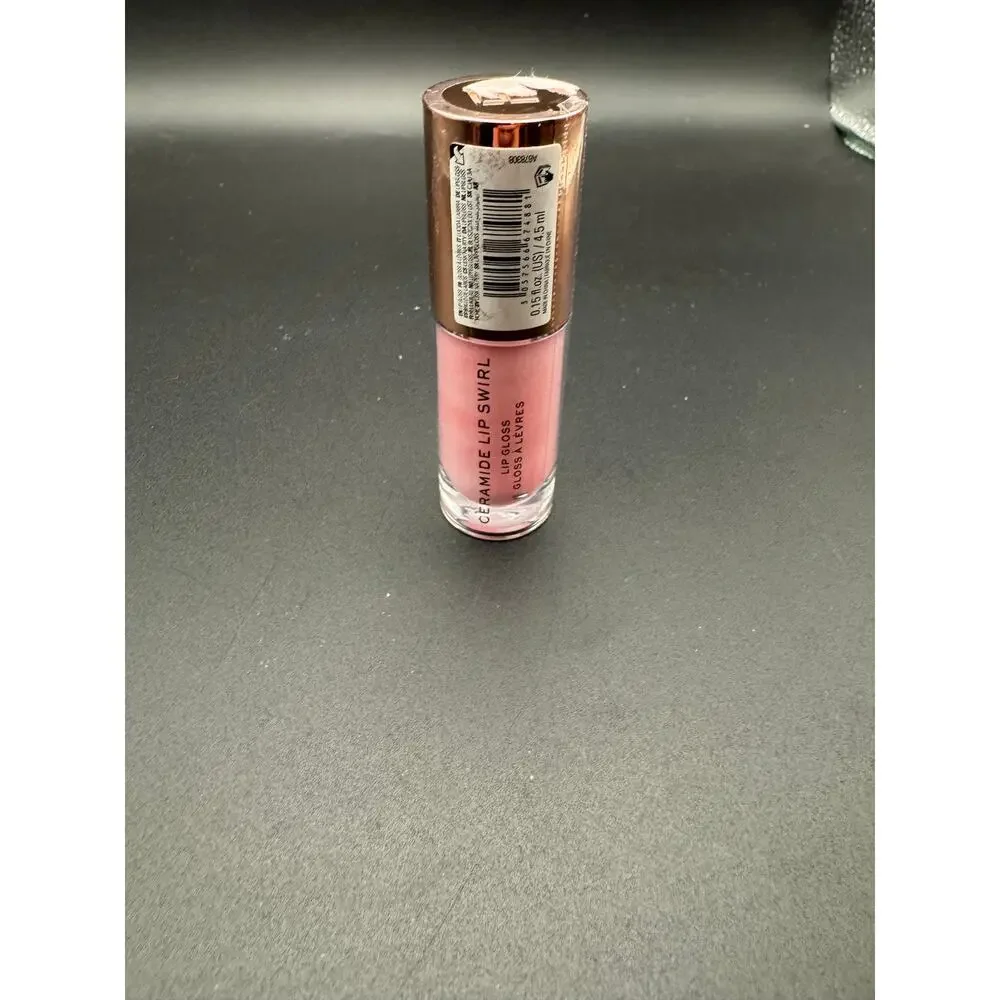 Makeup Revolution Ceramide lip Swirl Lip Gloss - Pure Gloss 0.15 Fl. Oz / 4.5 mL